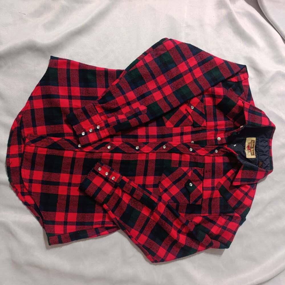 Authentic Western Snap Flannel Shirt